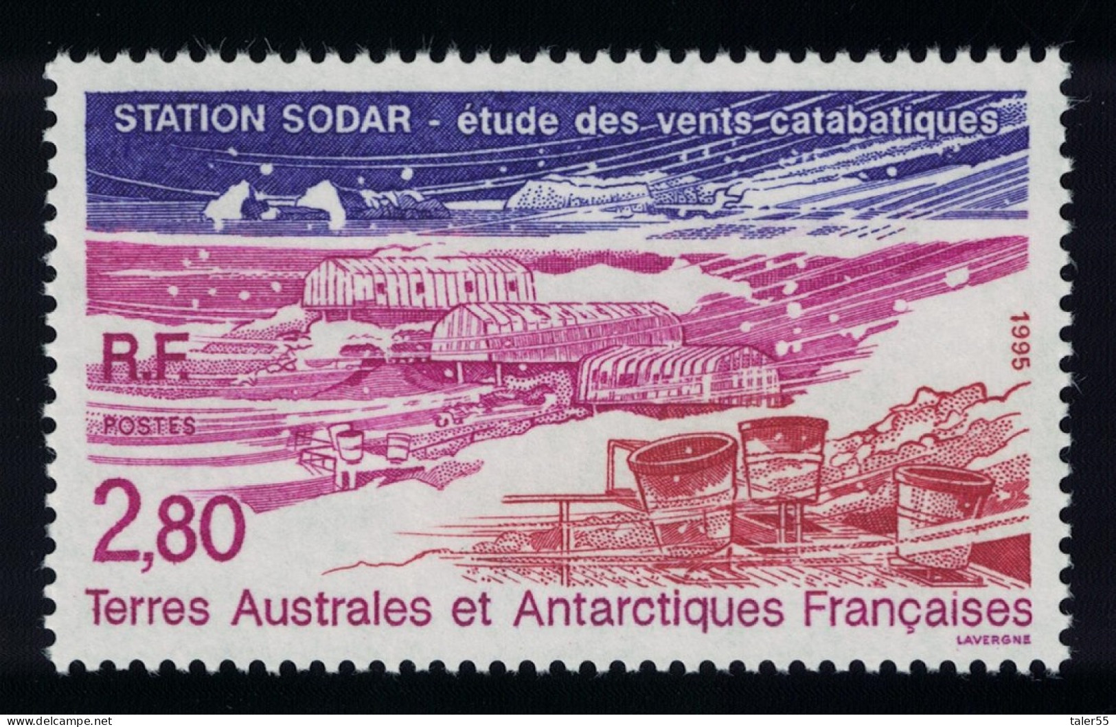 FSAT TAAF SODAR Station Wind Study Centre 1995 MNH SG#338 MI#334 - Unused Stamps