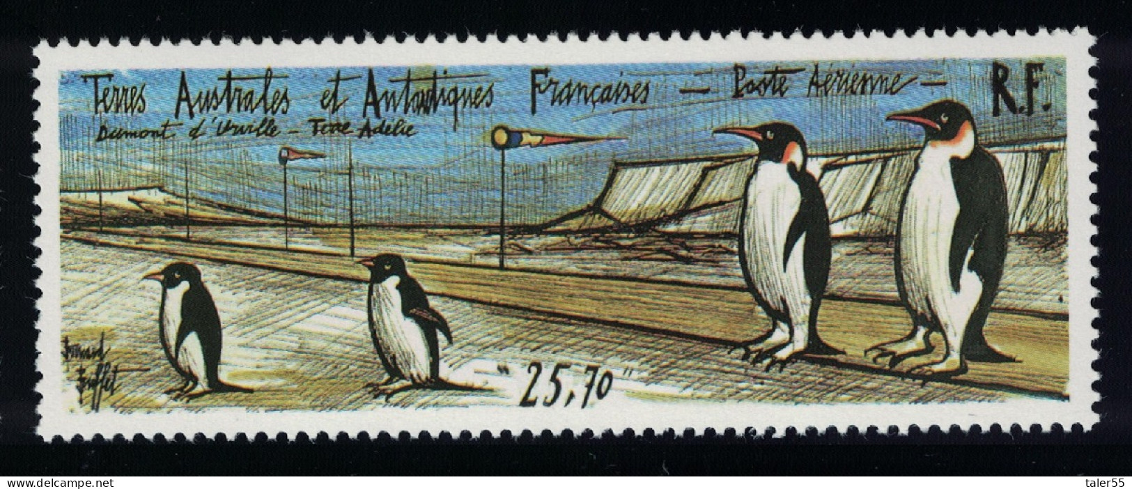 FSAT TAAF Penguins Birds Landing Strip At Adelie Land 1992 MNH SG#305 MI#285 - Neufs