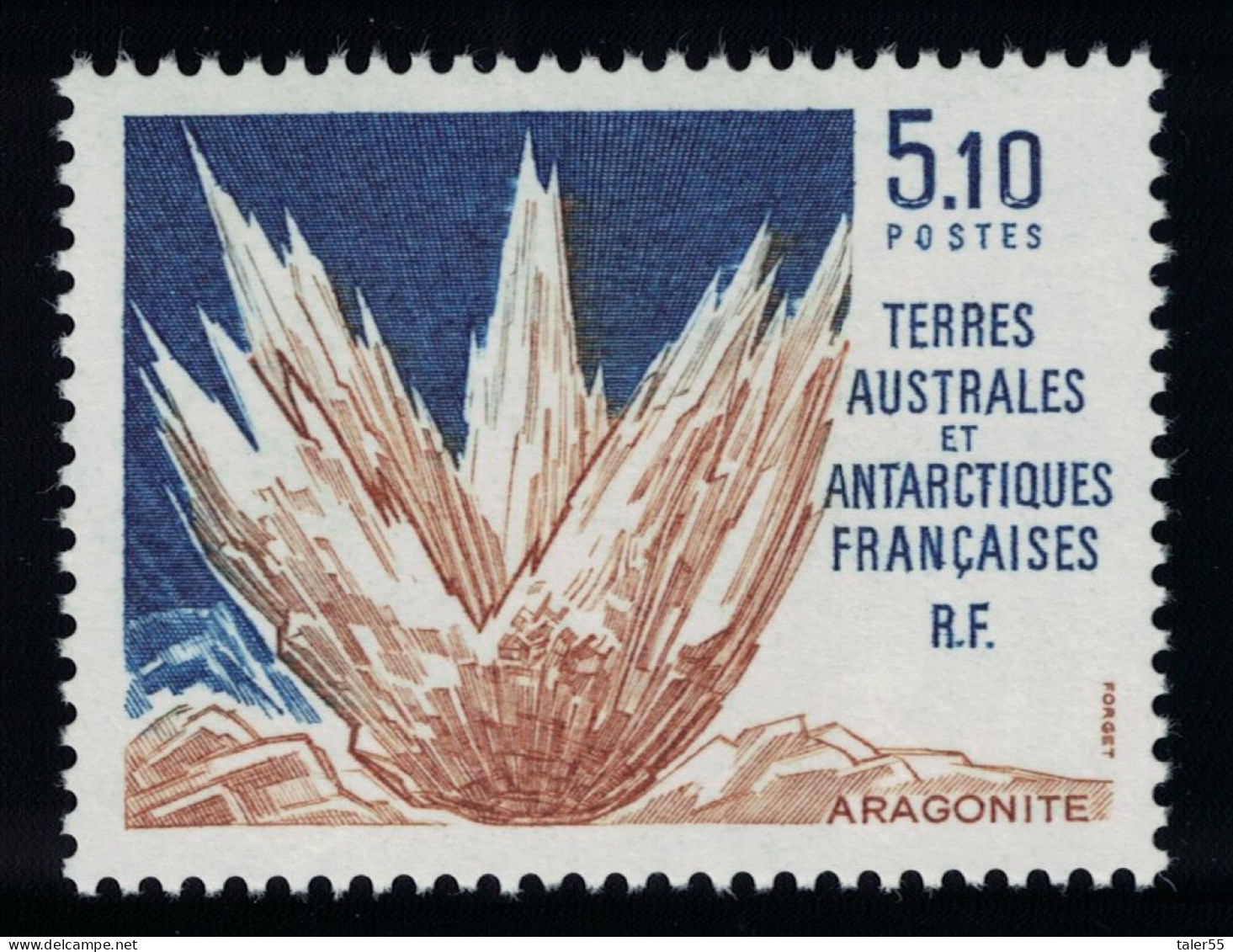 FSAT TAAF Aragonite Mineral 1990 MNH SG#264 MI#264 - Unused Stamps