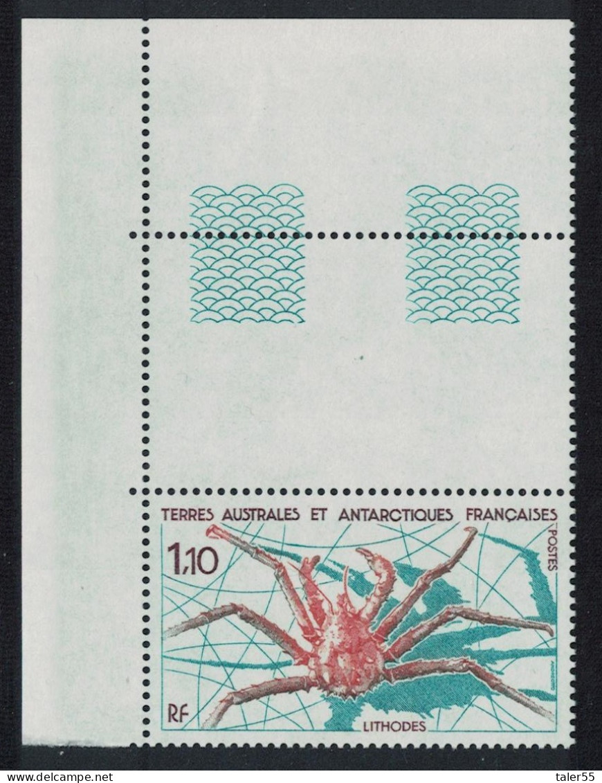 FSAT TAAF Crab 1.10 Fr T1 Corner 1989 MNH SG#244 MI#247 - Neufs