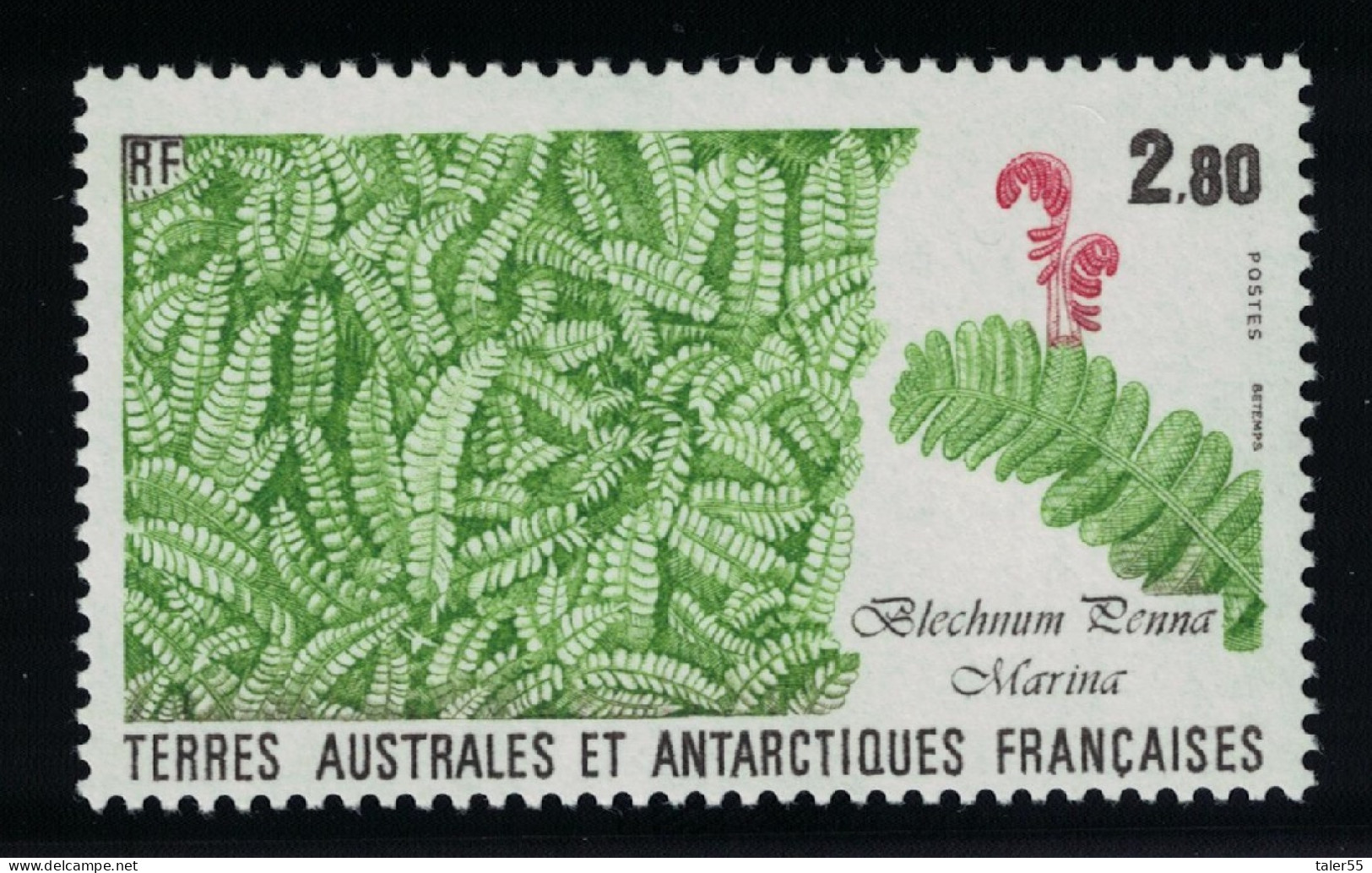 FSAT TAAF Alpine Water Fern 'Blechnum Penna Marina' 1989 MNH SG#246 MI#254 - Ungebraucht