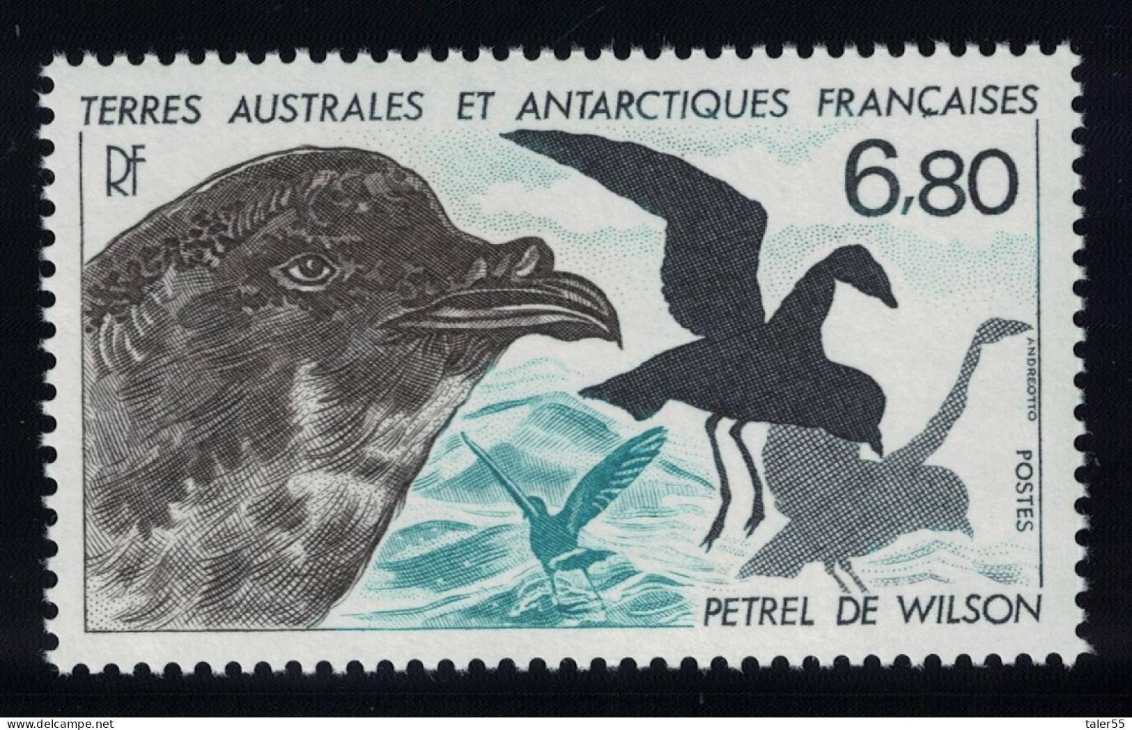 FSAT TAAF Birds Wilson's Petrel 1988 MNH SG#242 MI#241 - Neufs