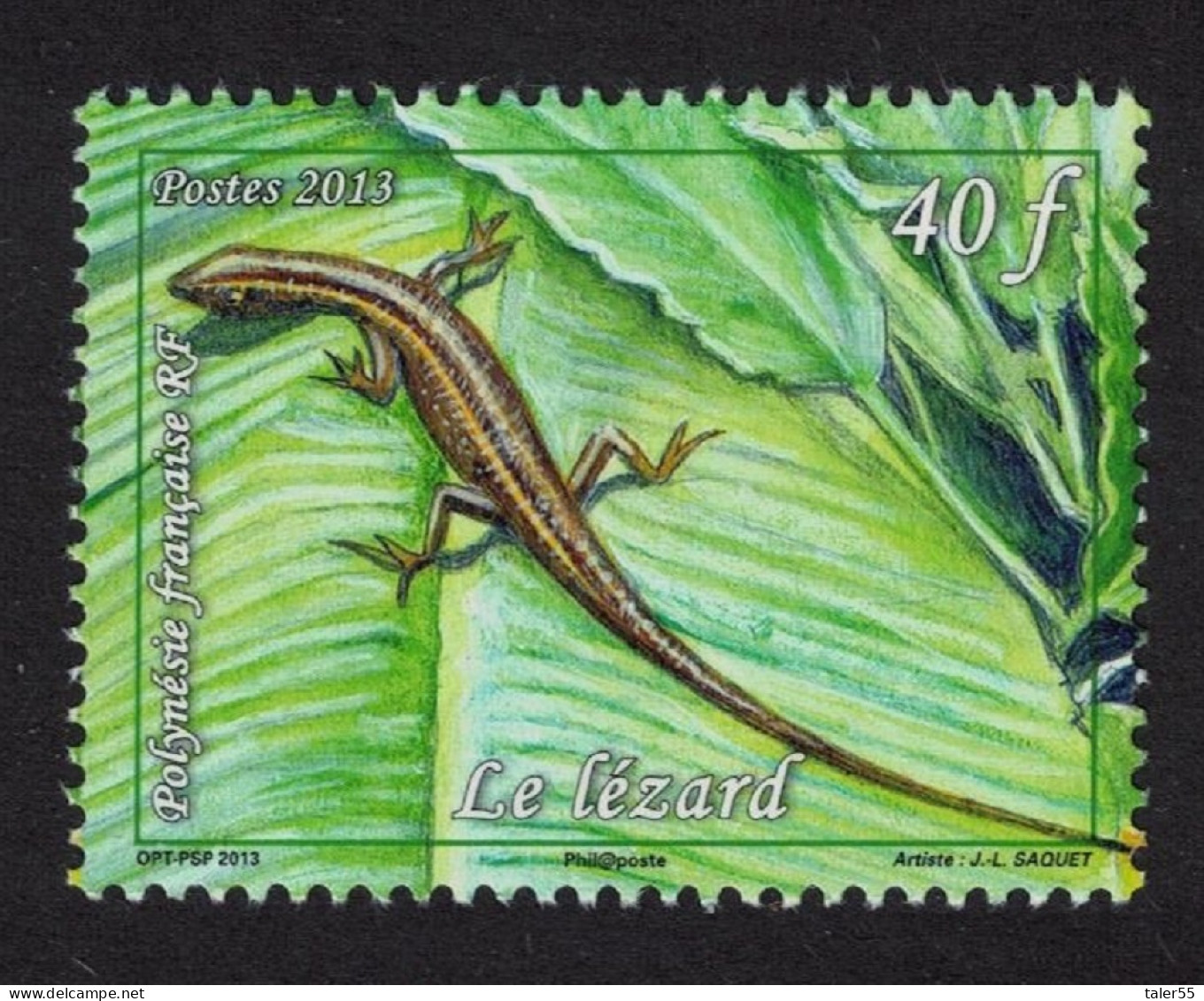 Fr. Polynesia Lizard 2013 MNH SG#1271 - Unused Stamps