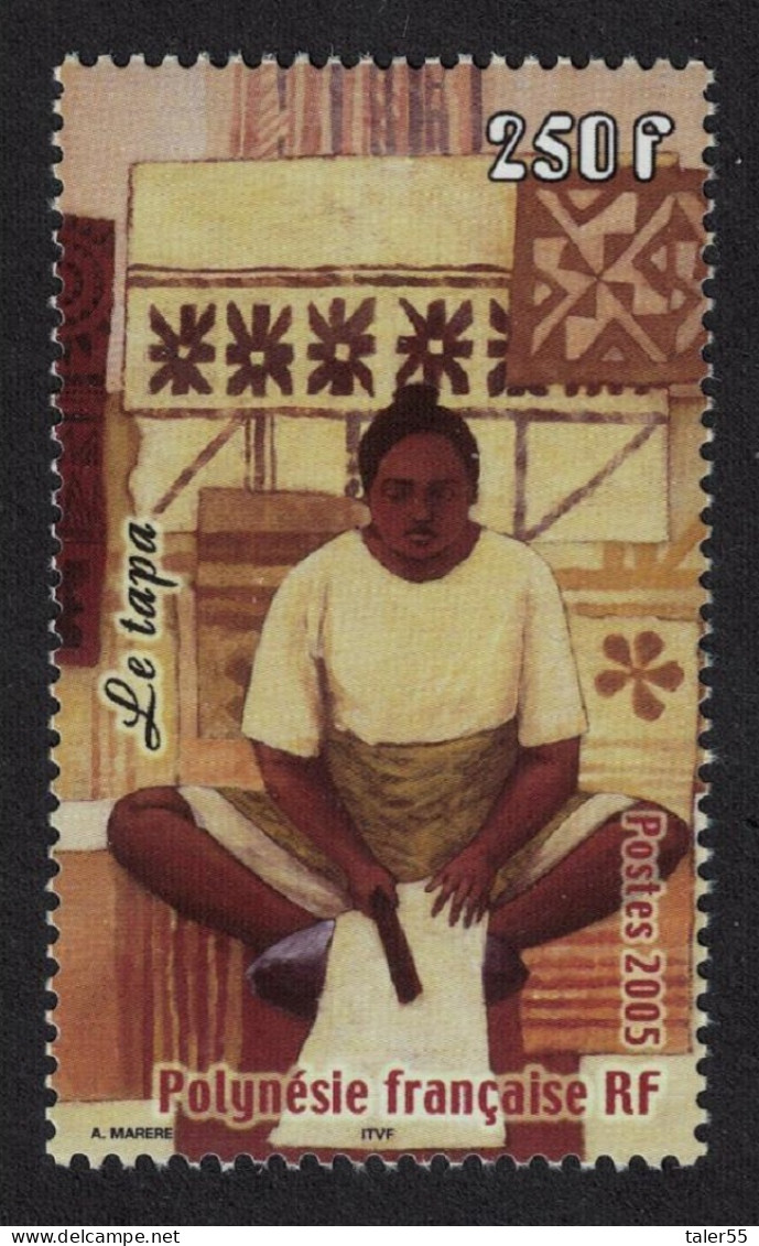 Fr. Polynesia Weaving Of Tapa 2005 MNH SG#998 - Ongebruikt