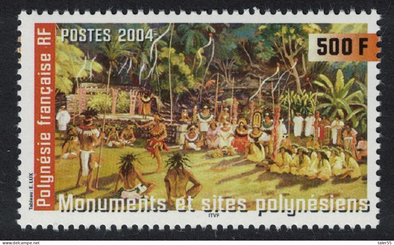 Fr. Polynesia Ceremonial Dance 500f 2004 MNH SG#977 - Nuevos