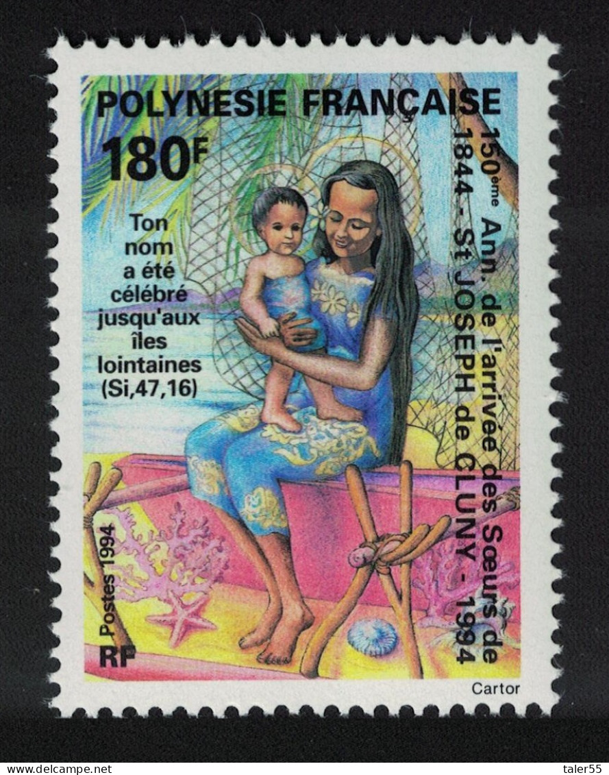 Fr. Polynesia Sisters Of St Joseph Of Cluny Congregation 1994 MNH SG#698 - Neufs