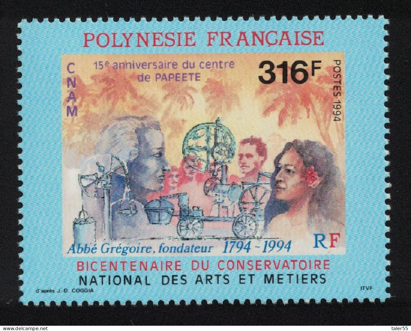 Fr. Polynesia National Conservatory Of Arts And Crafts 1994 MNH SG#700 - Nuevos