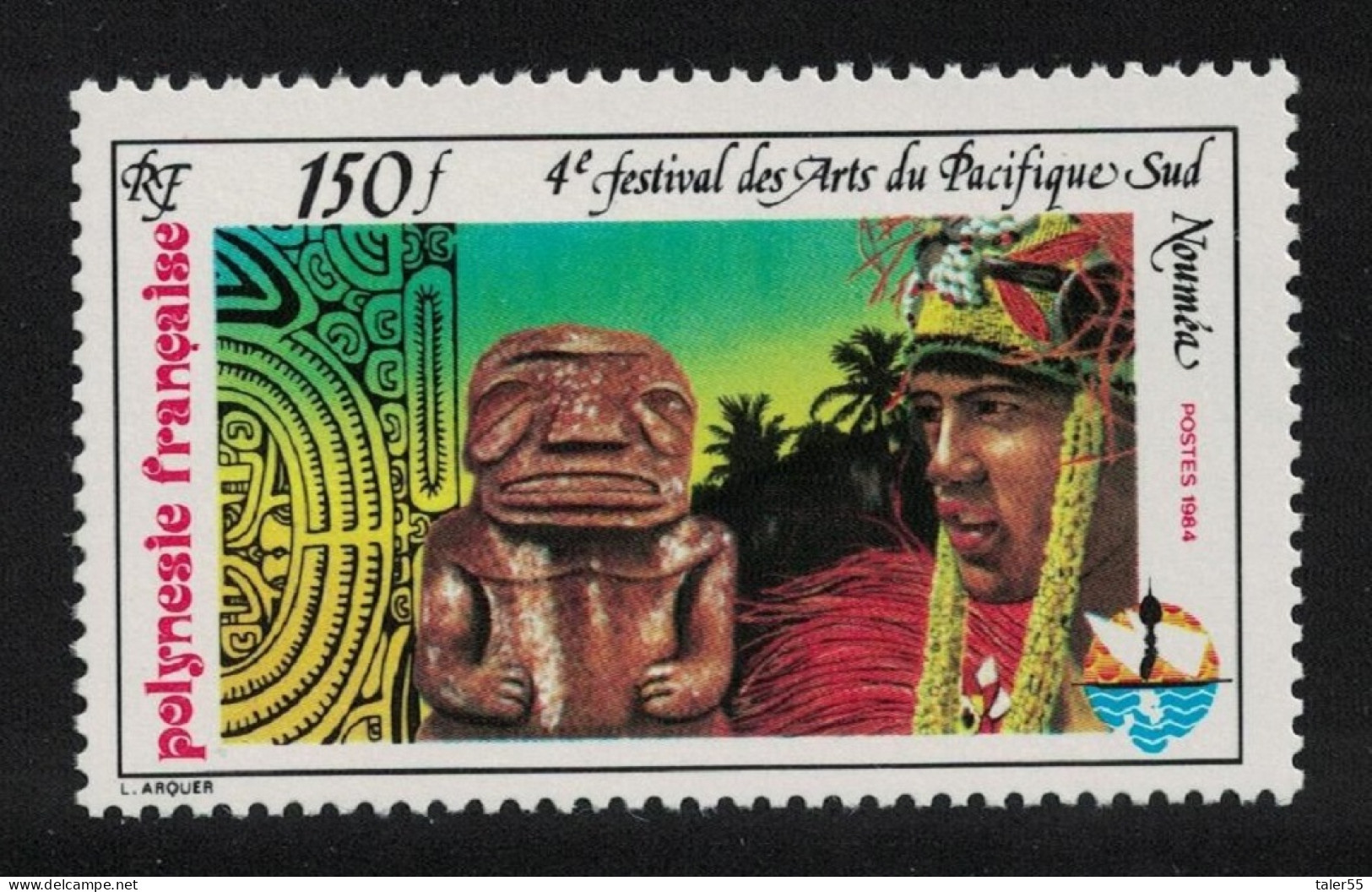 Fr. Polynesia Fourth South Pacific Arts Festival Noumea New Caledonia 1984 MNH SG#436 - Nuevos