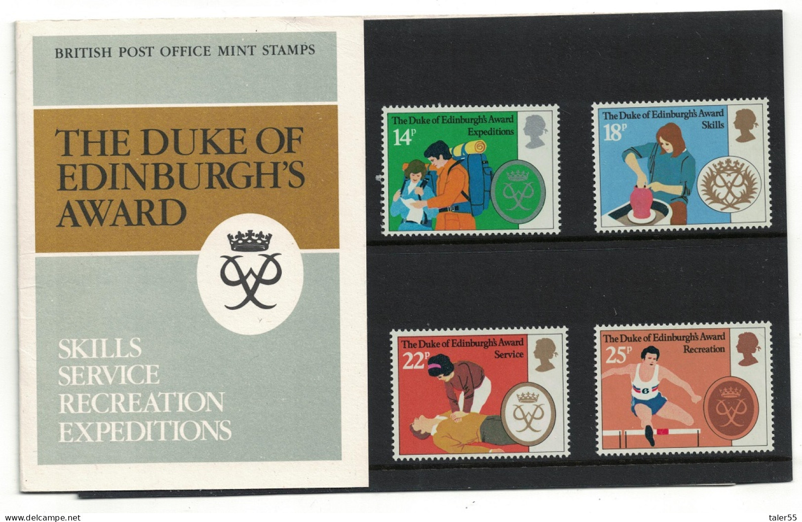 Great Britain Duke Of Edinburgh Award Scheme 4v Pres. Pack 1981 MNH SG#1162-1165 Sc#952-955 - Neufs