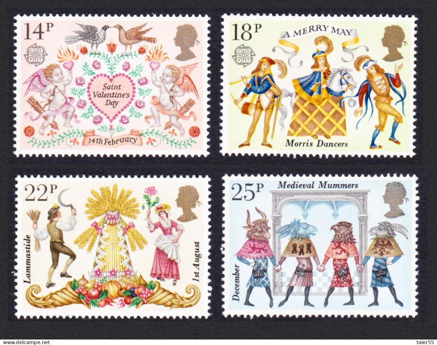 Great Britain Folklore 4v 1981 MNH SG#1143-1146 - Neufs