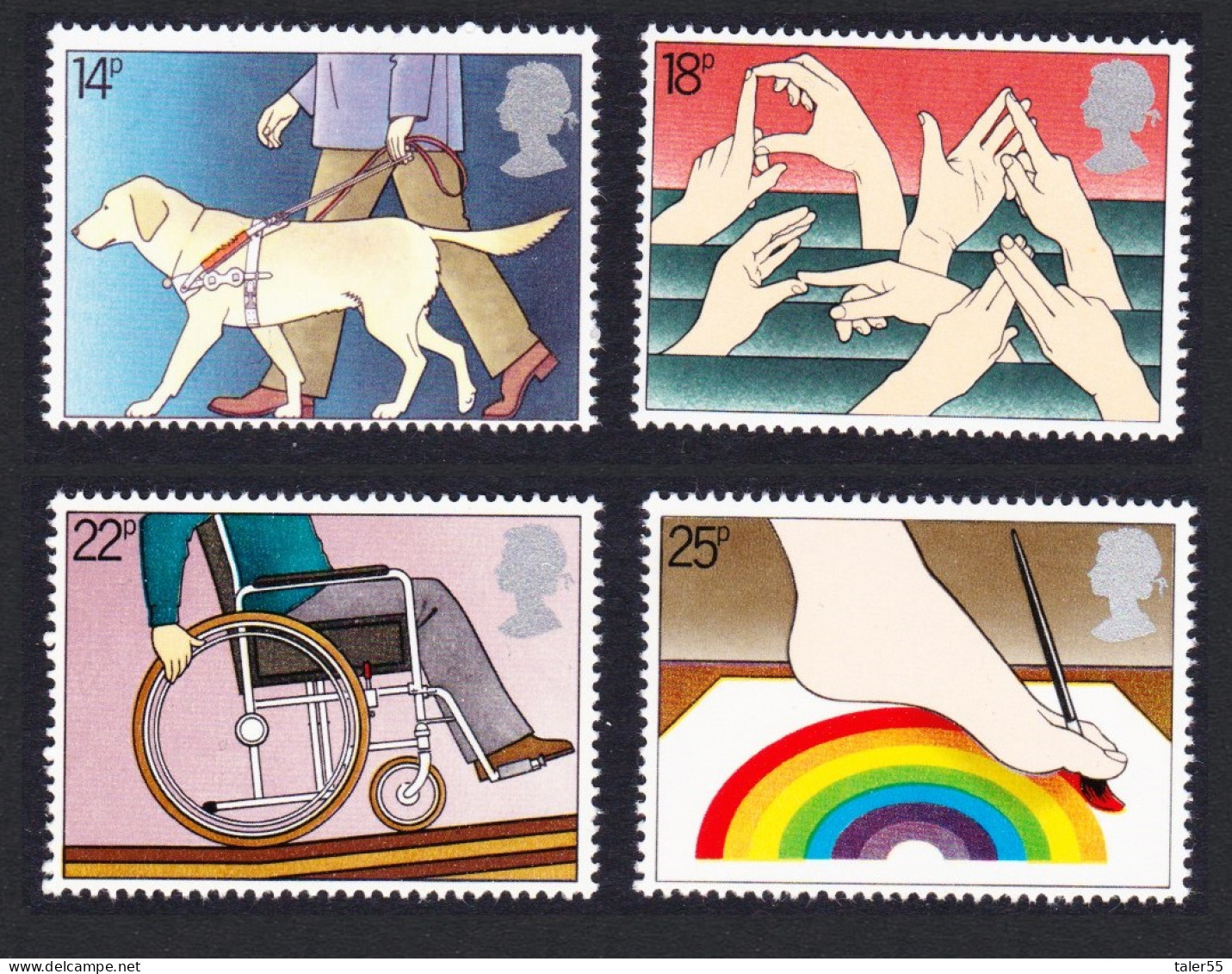 Great Britain International Year Of The Disabled 4v 1981 MNH SG#1147-1150 Sc#937-940 - Neufs