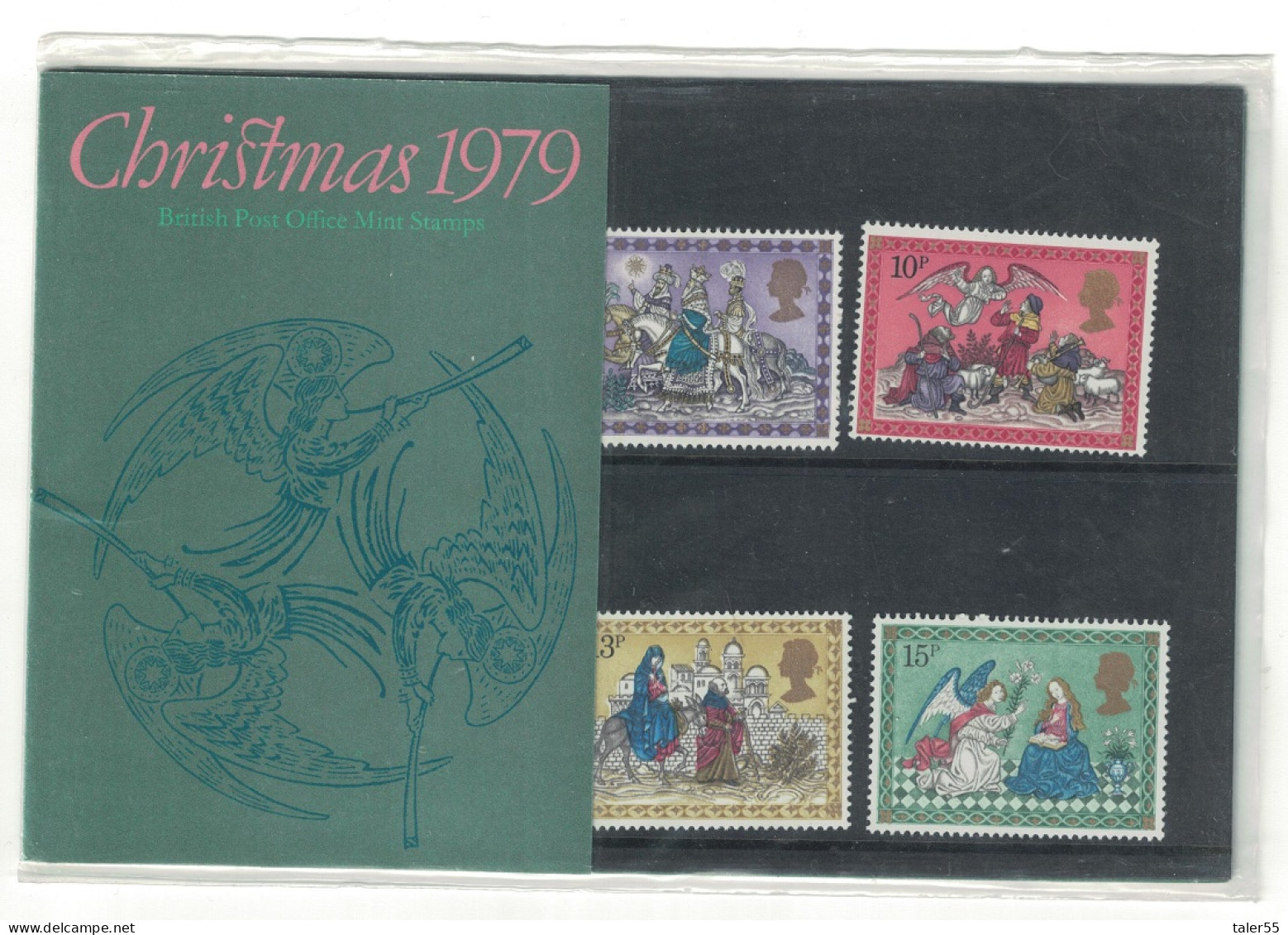 Great Britain Christmas 1979 5v Pres. Pack 1979 MNH SG#1104-1108 Sc#879-883 - Unused Stamps