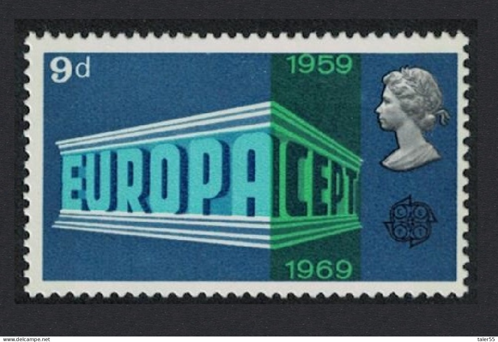 Great Britain Europa CEPT 9d 1969 MNH SG#792 - Neufs