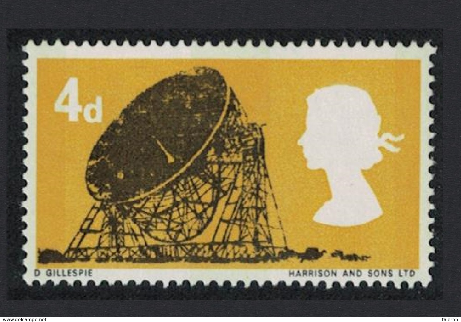 Great Britain British Technology Radio Telescope 4d 1966 MNH SG#701p - Ongebruikt