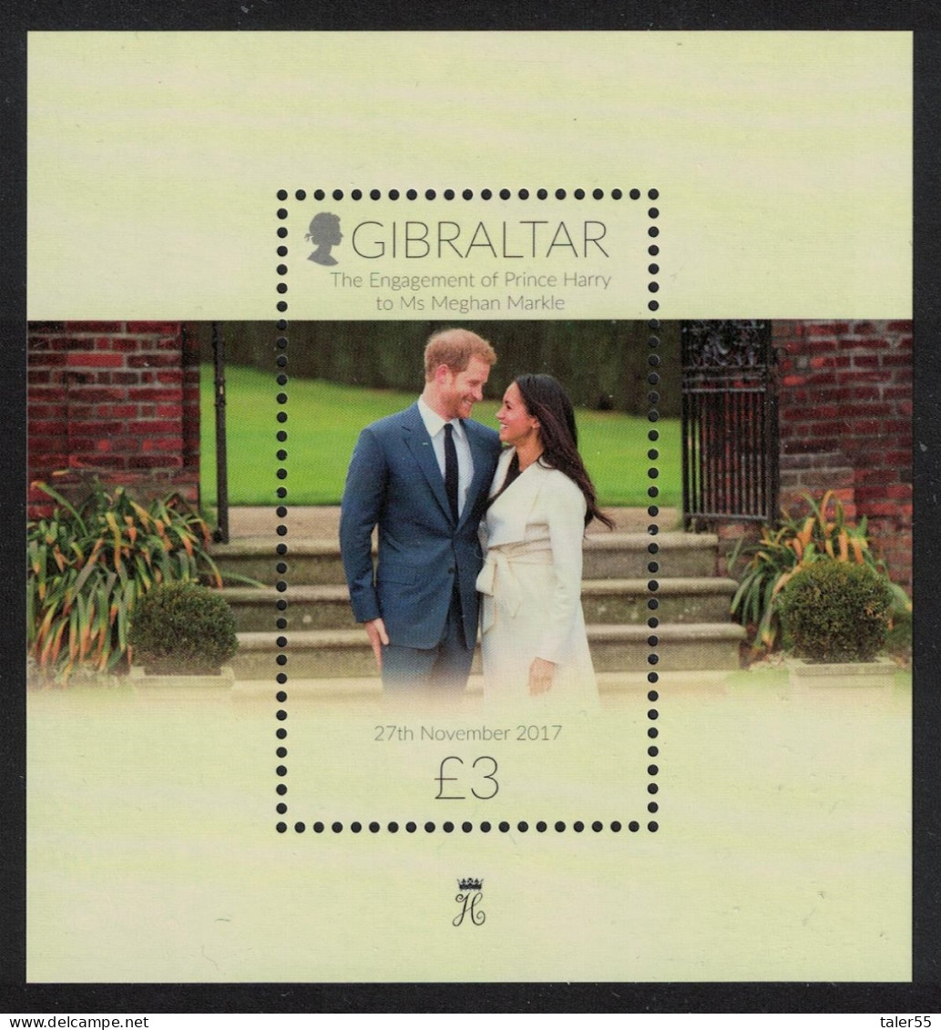 Gibraltar Prince Harry Royal Engagement MS 2018 MNH SG#MS1803 - Gibraltar