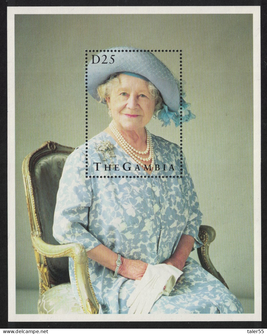 Gambia 95th Birthday Of Queen Elizabeth The Queen Mother MS 1995 MNH SG#MS2029 - Gambia (1965-...)