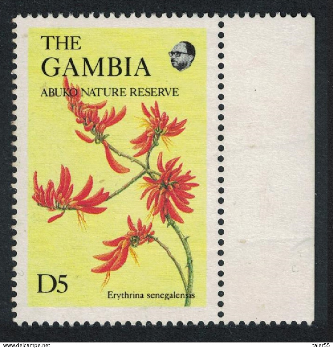 Gambia 'Erythrina Senegalensis' Flowers 5D 1987 MNH SG#721 - Gambie (1965-...)