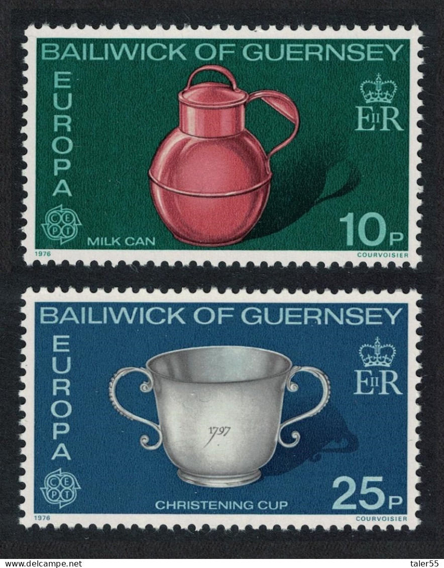 Guernsey Europa Handicrafts 2v 1976 MNH SG#139-140 Sc#135-136 - Guernesey