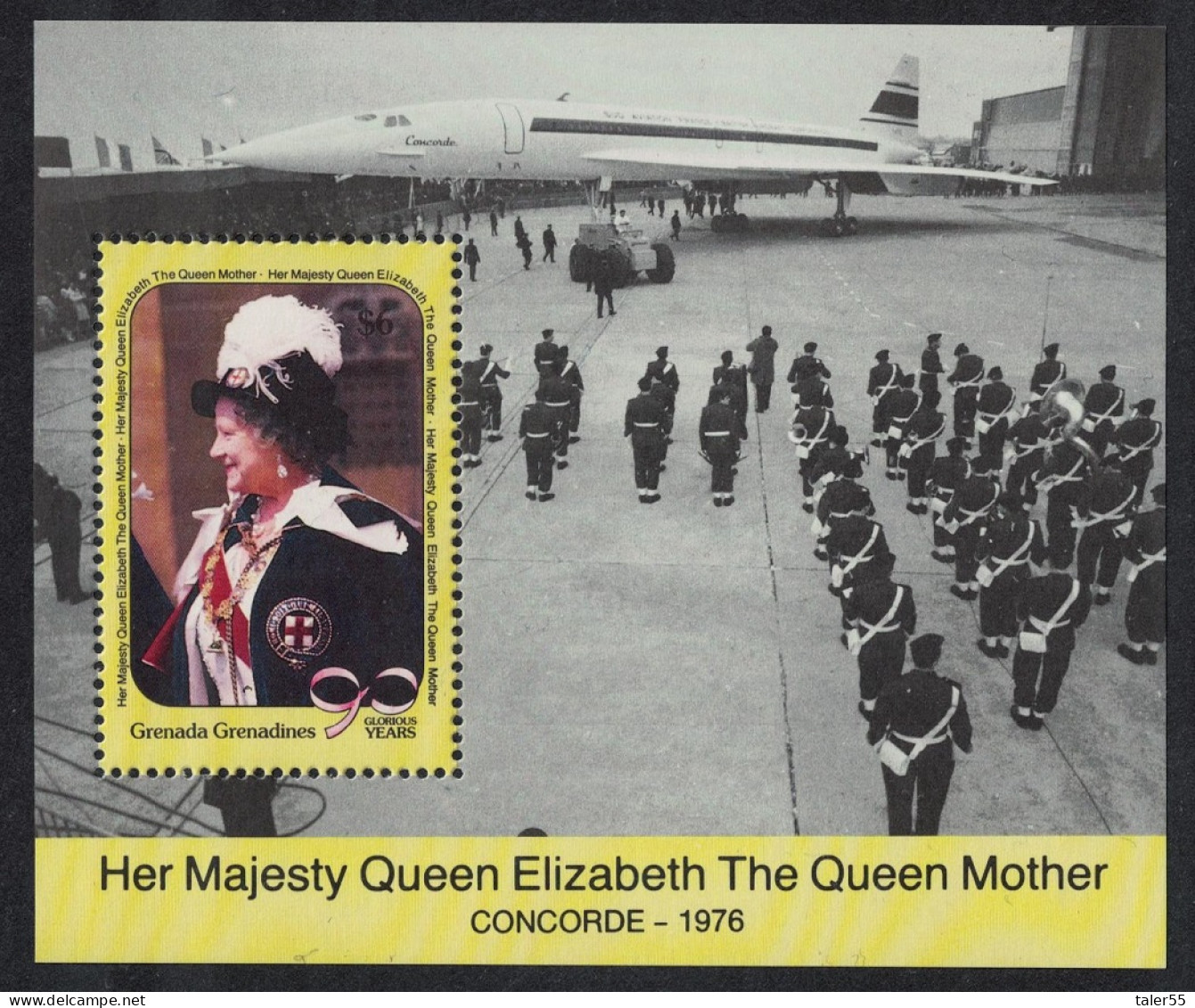 Grenadines 90th Birthday Of Queen Elizabeth The Queen Mother MS 1990 MNH SG#MS1265 - Grenada (1974-...)