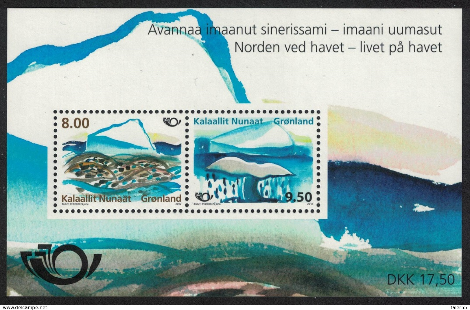 Greenland Whale Seals Coast North MS 2012 MNH SG#MS673 - Ungebraucht