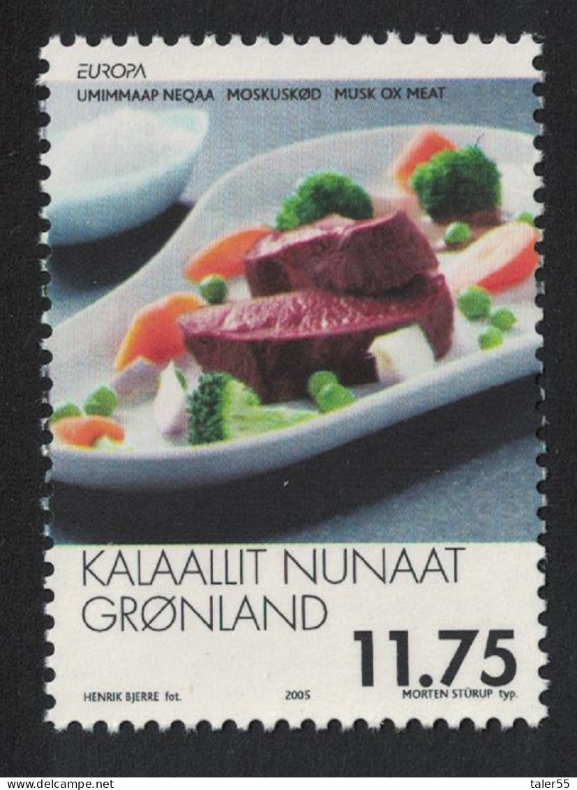 Greenland Europa Gastronomy 2005 MNH SG#476 - Nuovi