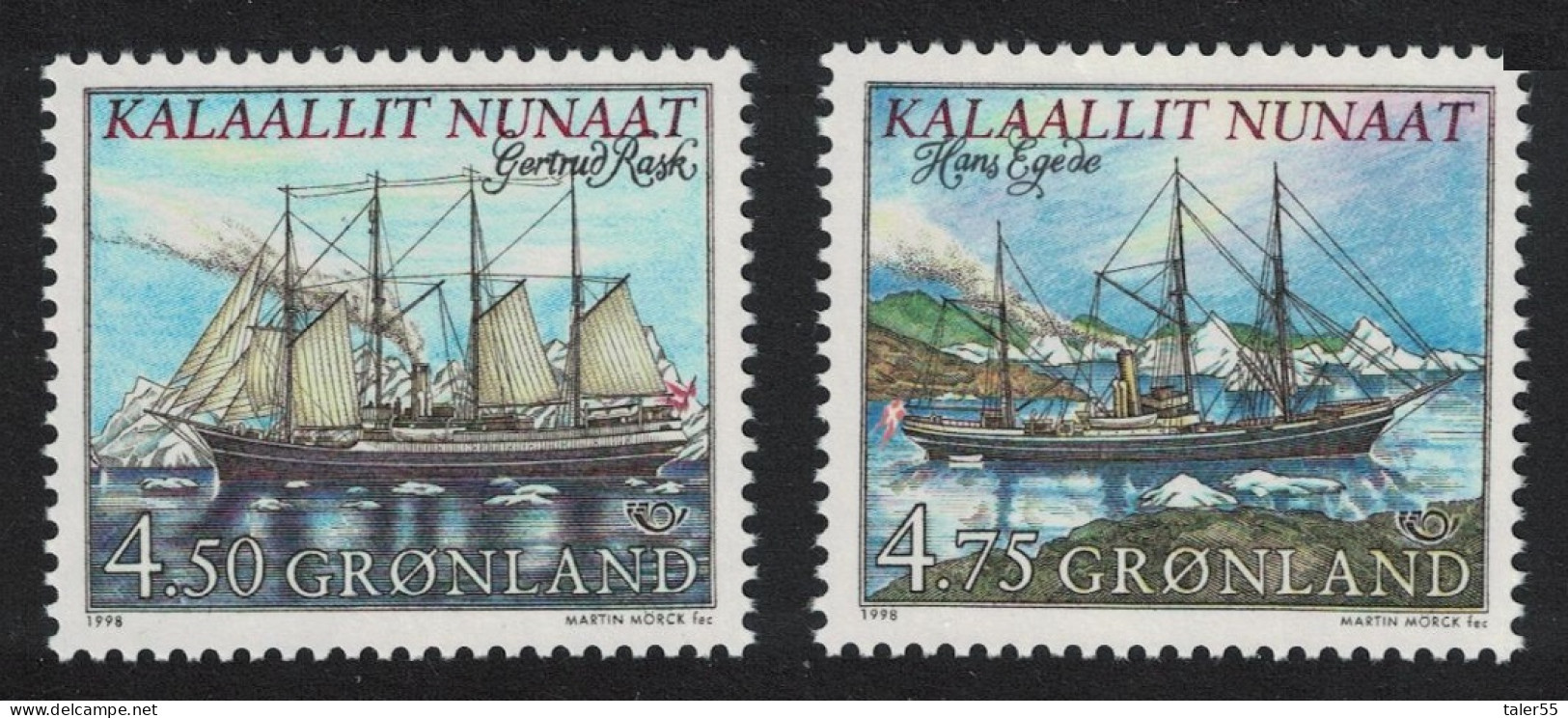 Greenland Nordic Countries Postal Co-operation 2v Def 1998 SG#340-341 MI#327-328x - Neufs