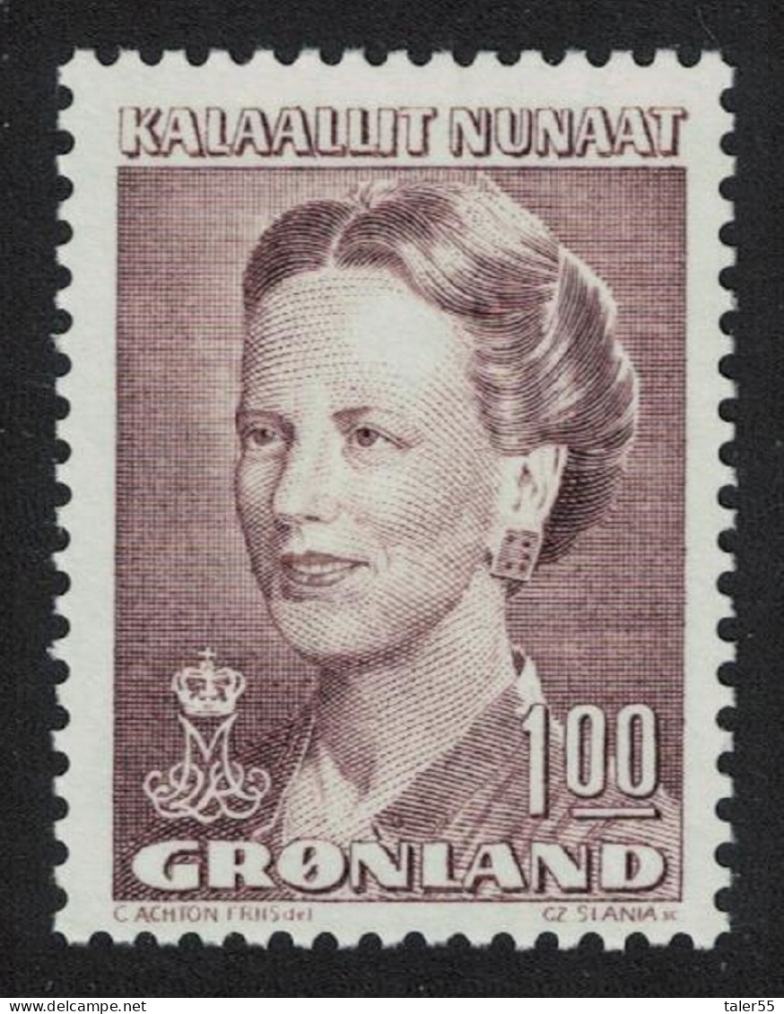 Greenland Queen Margrethe 1Kr 1990 MNH SG#211 MI#202 - Ungebraucht