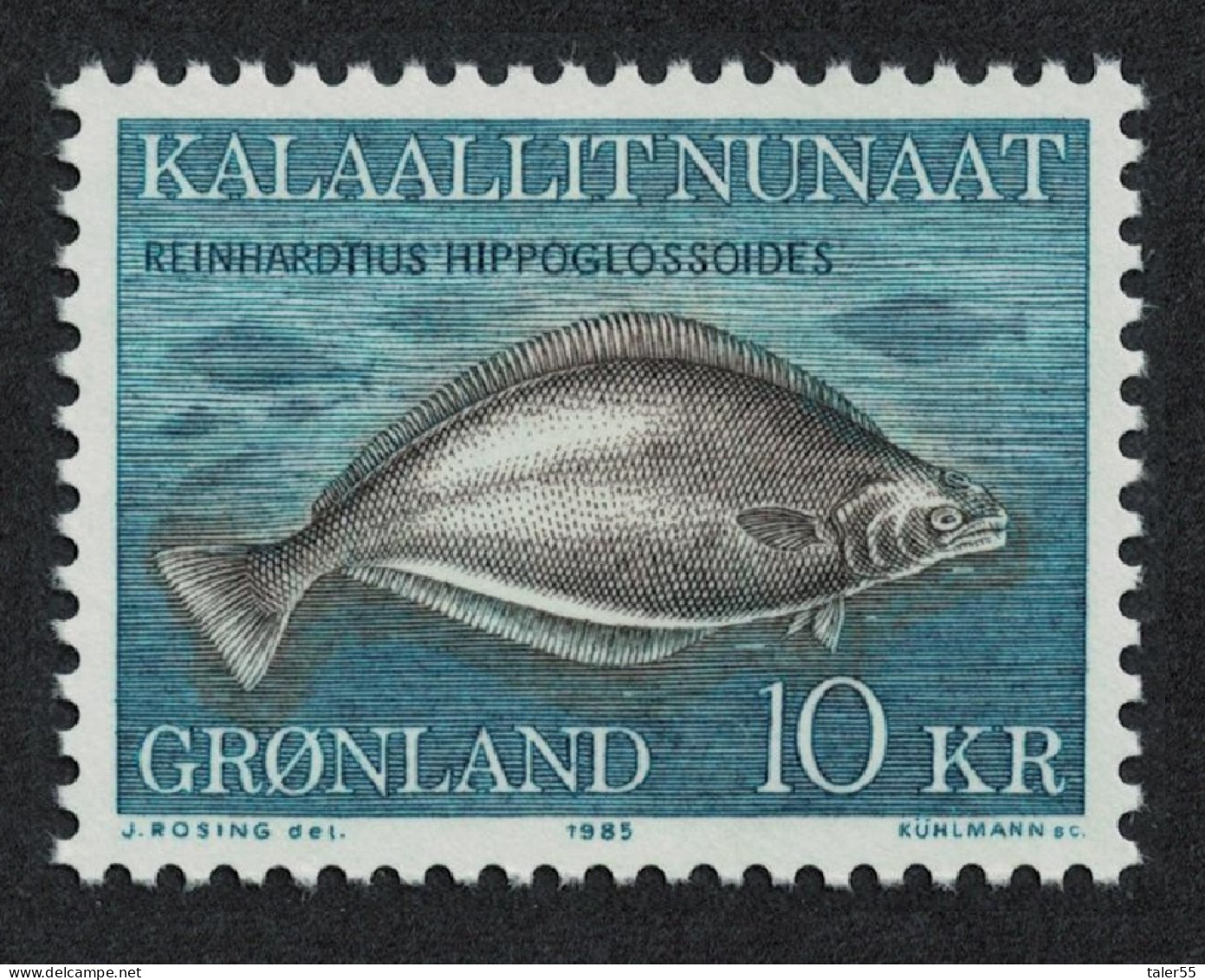 Greenland Fish Greenland Halibut 1985 MNH SG#157 - Neufs