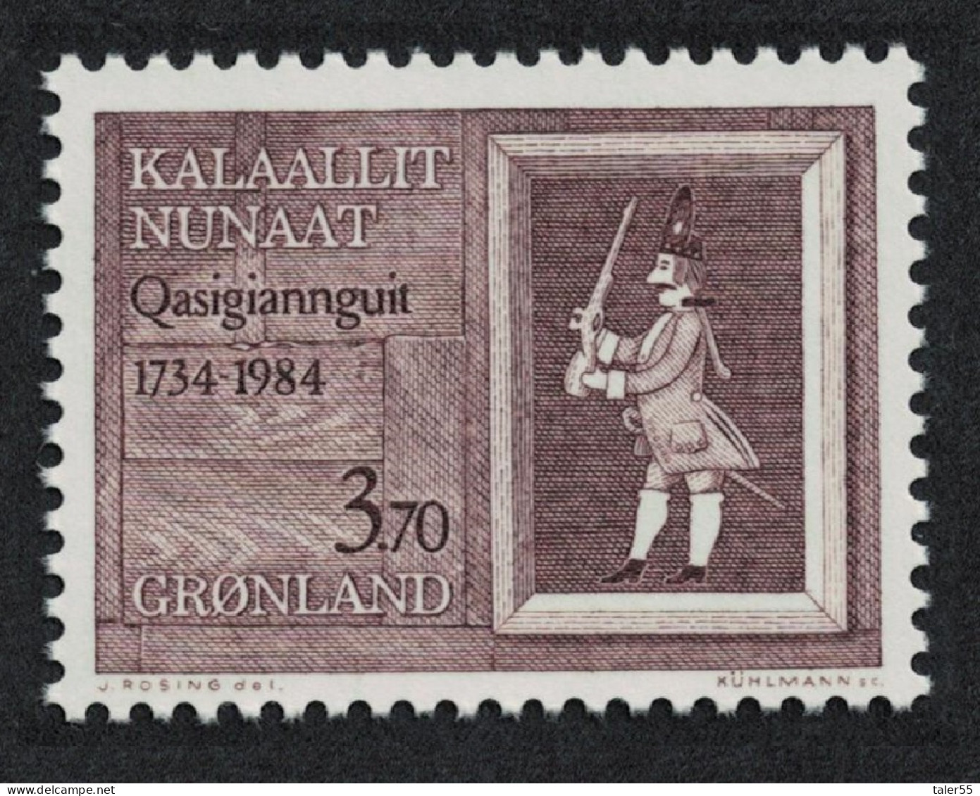 Greenland Danish Grenadier Christianshab 1984 MNH SG#149 - Unused Stamps