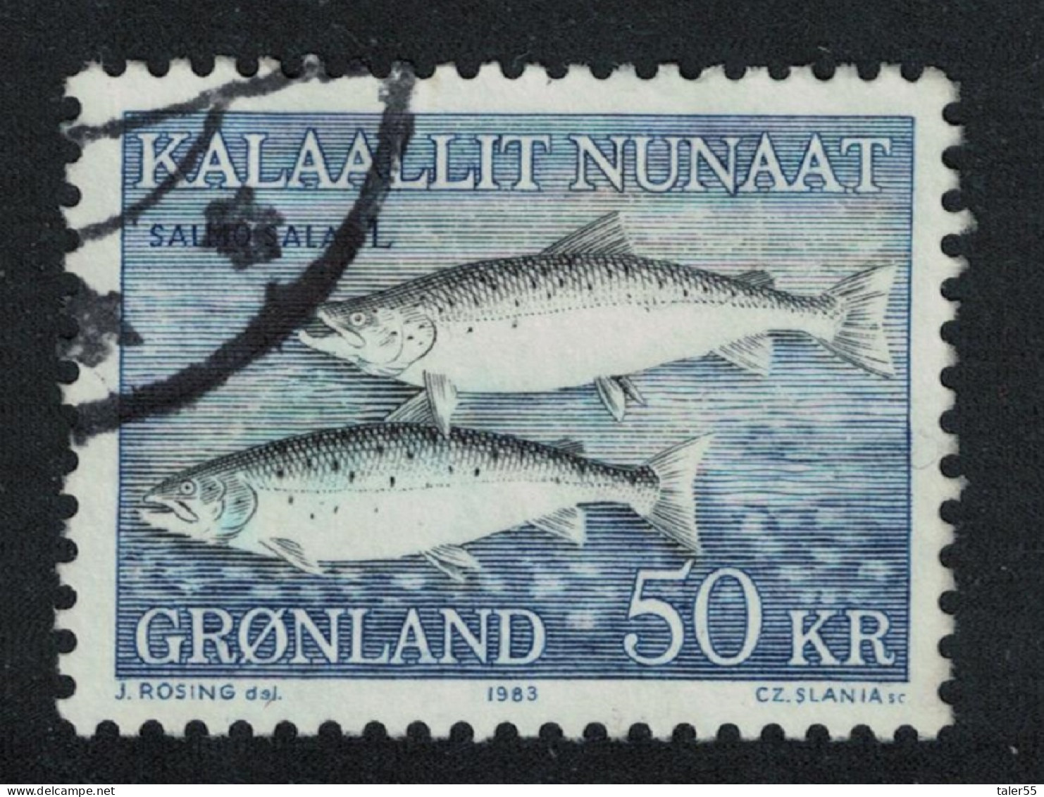 Greenland Atlantic Salmon 50Kr 1983 Canc SG#138 MI#140 Sc#141 - Used Stamps