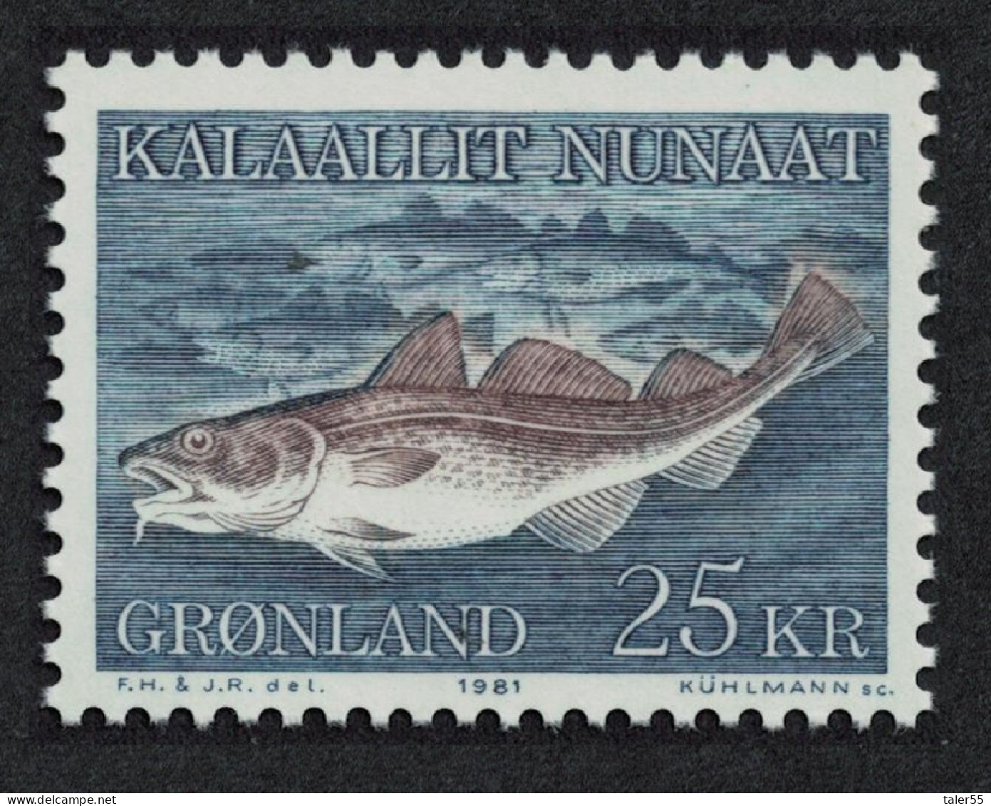 Greenland Atlantic Cod Fish 1981 MNH SG#130 - Nuevos