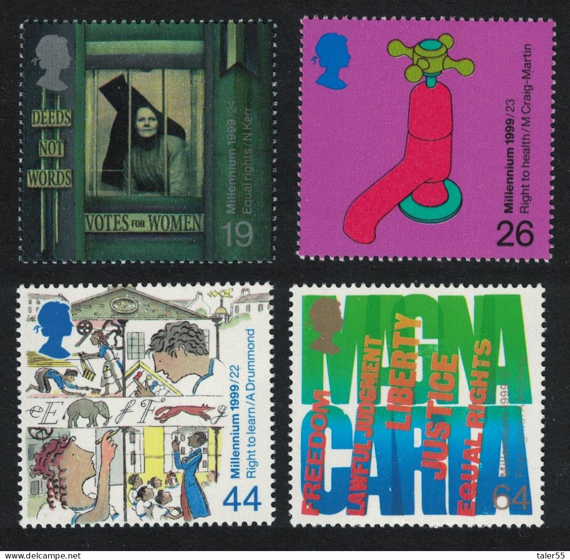 Great Britain The Millennium Series The Citizens' Tale 4v 1999 MNH SG#2098-2101 Sc#1863-1866 - Neufs