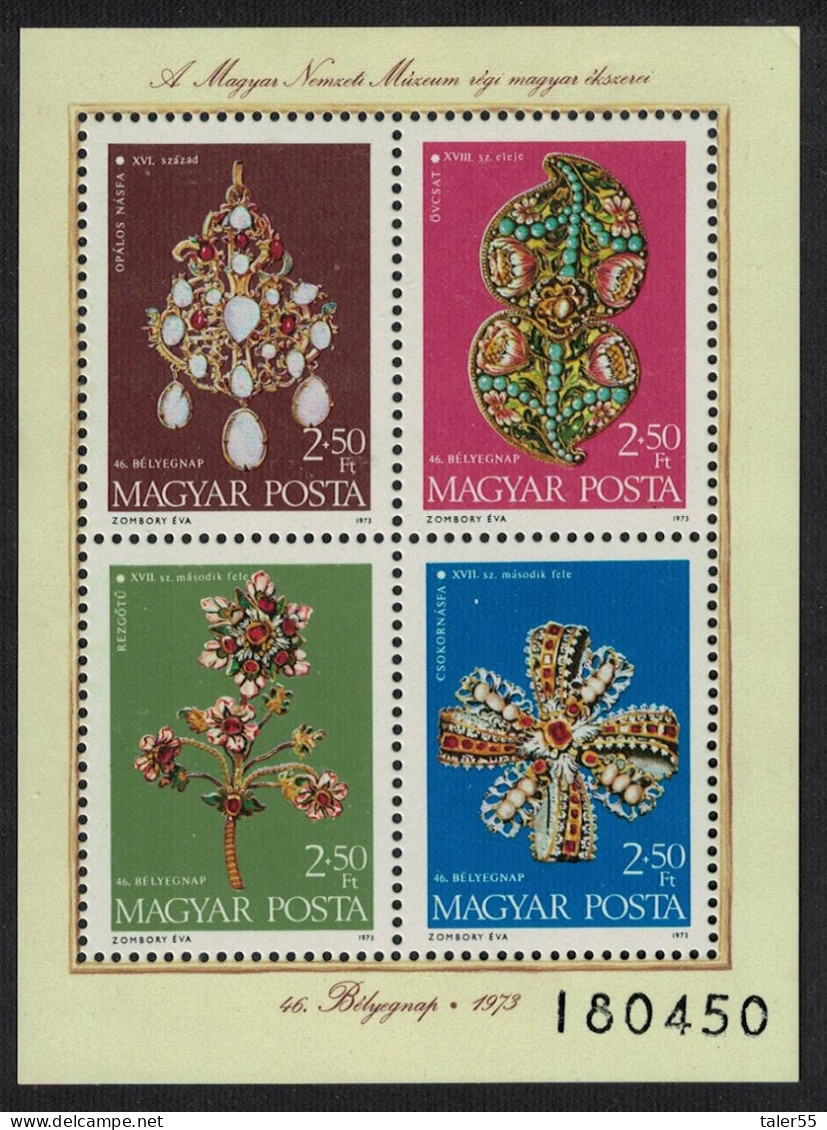 Hungary Jewelled Treasures National Museum MS 1973 MNH SG#MS2834 - Ungebraucht