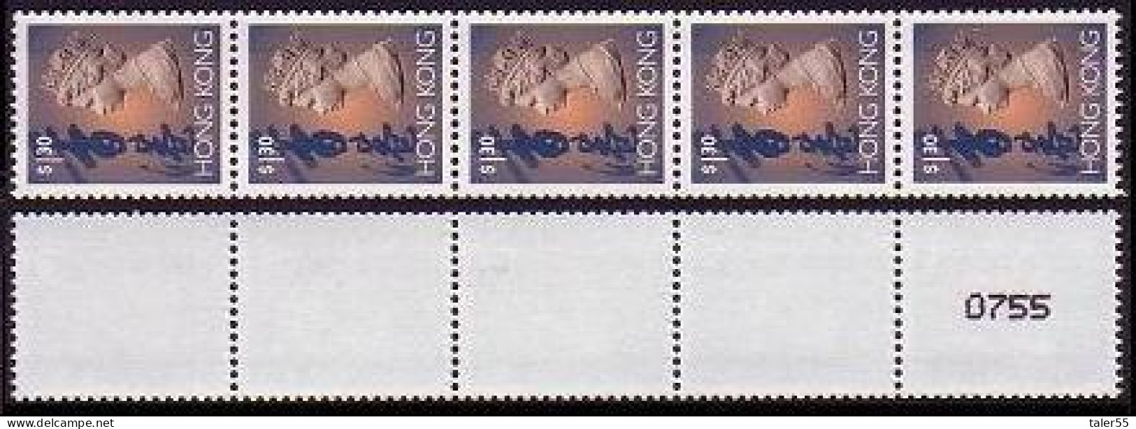 Hong Kong Definitives Coil Stamp $1.30 Fourth Part Of The Issue 1996 SG#709bp MI#702 Iy - Nuevos