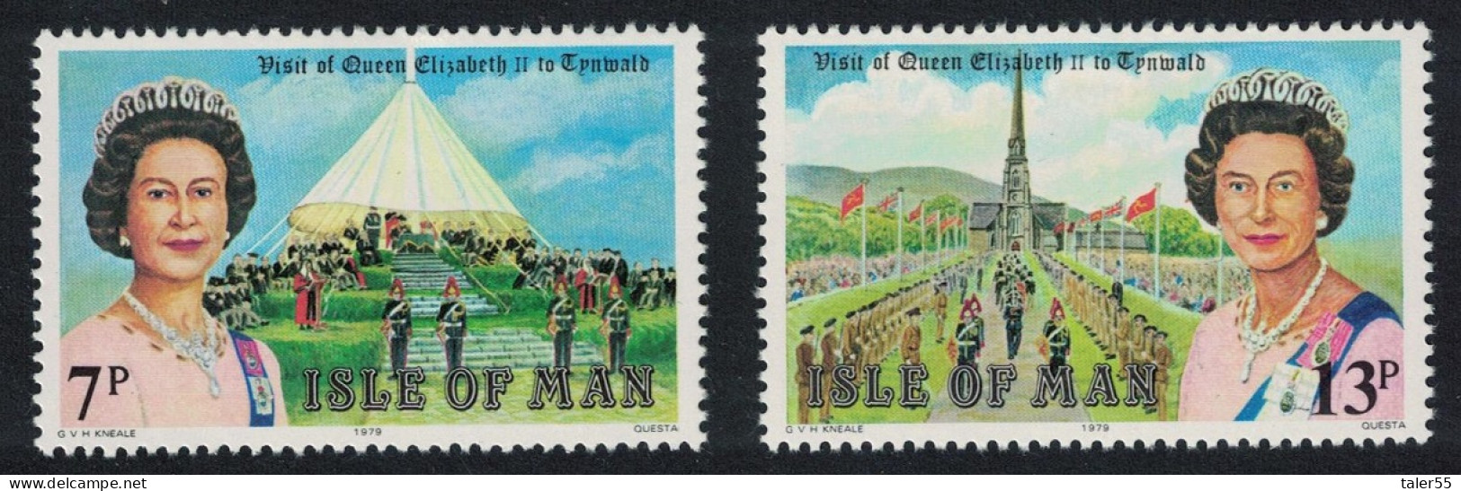 Isle Of Man Royal Visit 2v 1979 MNH SG#156-157 Sc#154-155 - Isla De Man