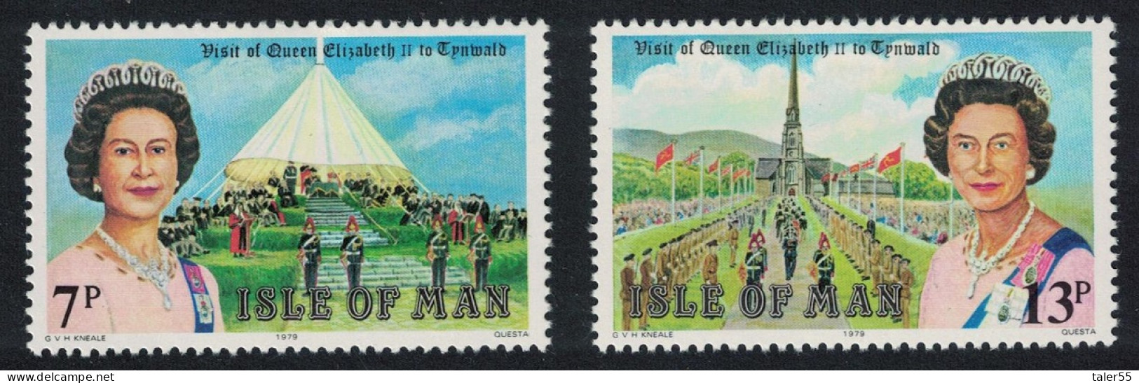 Isle Of Man Royal Visit 2v 1979 MNH SG#156-157 Sc#154-155 - Isola Di Man