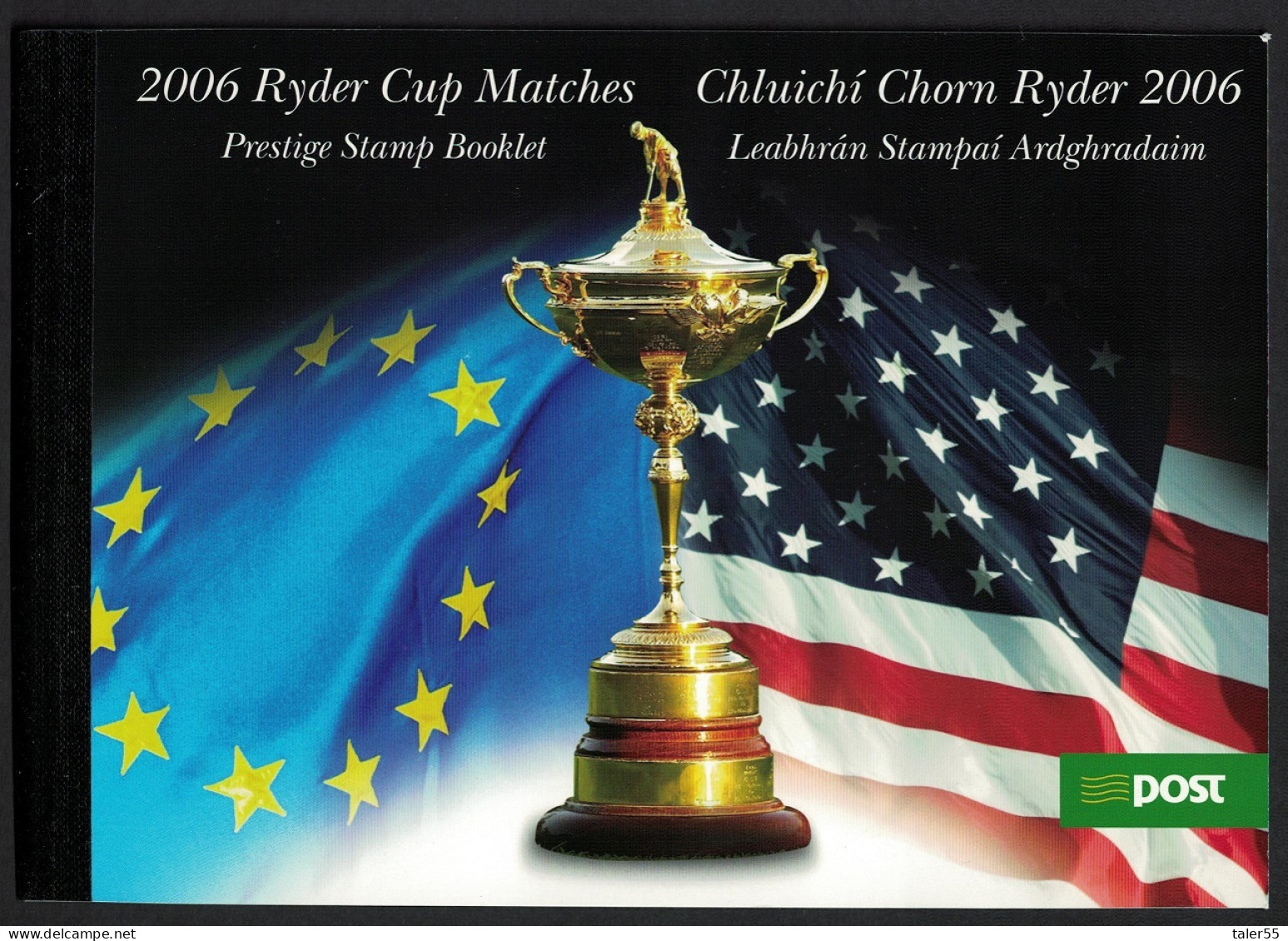 Ireland Golf Prestige Booklet Face €11.68 2006 MNH SG#1753=MS1808 - Unused Stamps