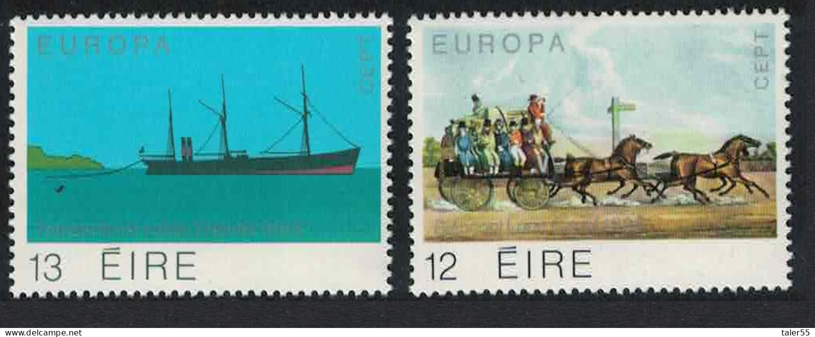 Ireland Ships Horses Carriage Europa CEPT 2v 1979 MNH SG#456-457 - Neufs