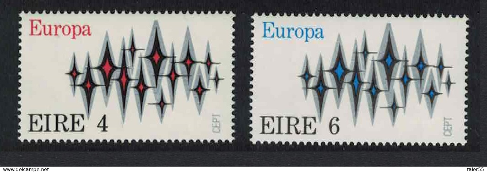 Ireland Europa CEPT 2v 1972 MNH SG#313-314 - Nuevos