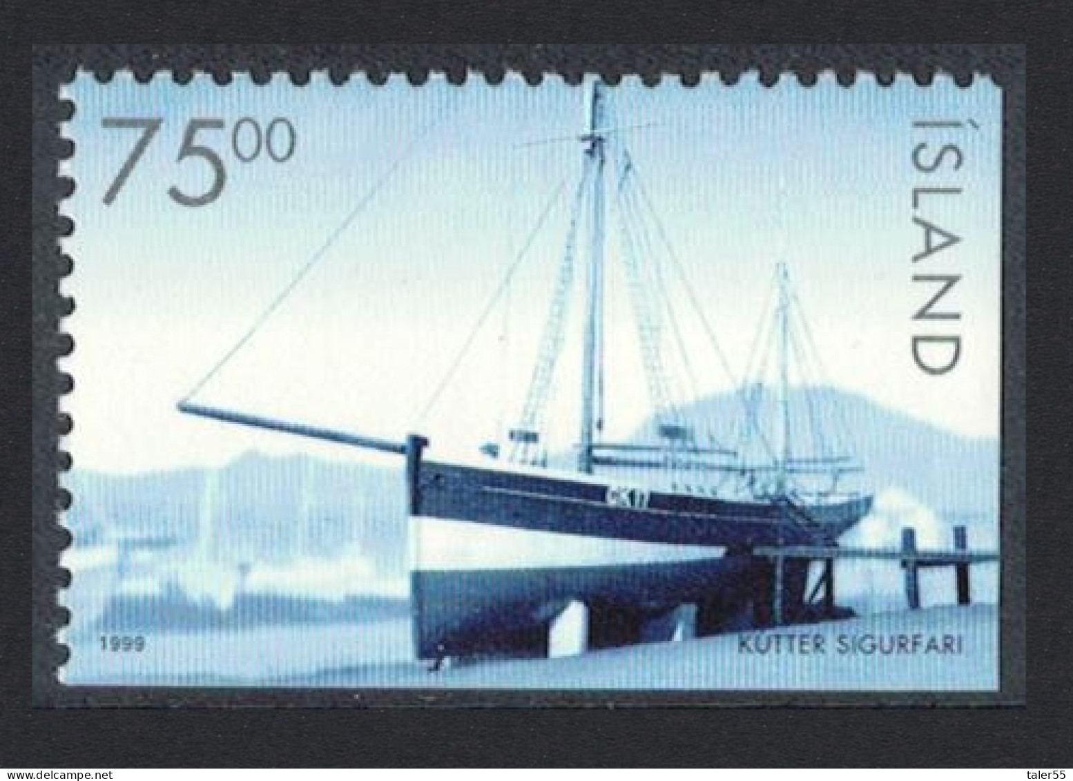Iceland Fishing Cutter 'Sigurfari' 75 Kr 1999 MNH SG#922 - Neufs