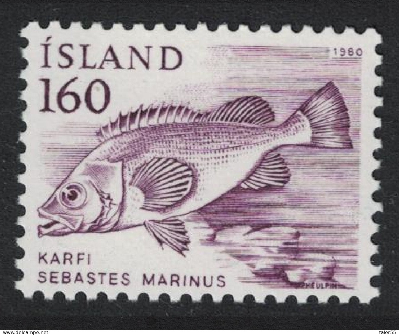 Iceland Greater Redfish Fish 1980 MNH SG#583 - Unused Stamps