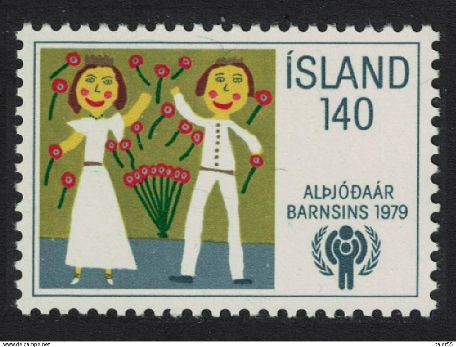 Iceland International Year Of The Child 1979 MNH SG#577 - Unused Stamps