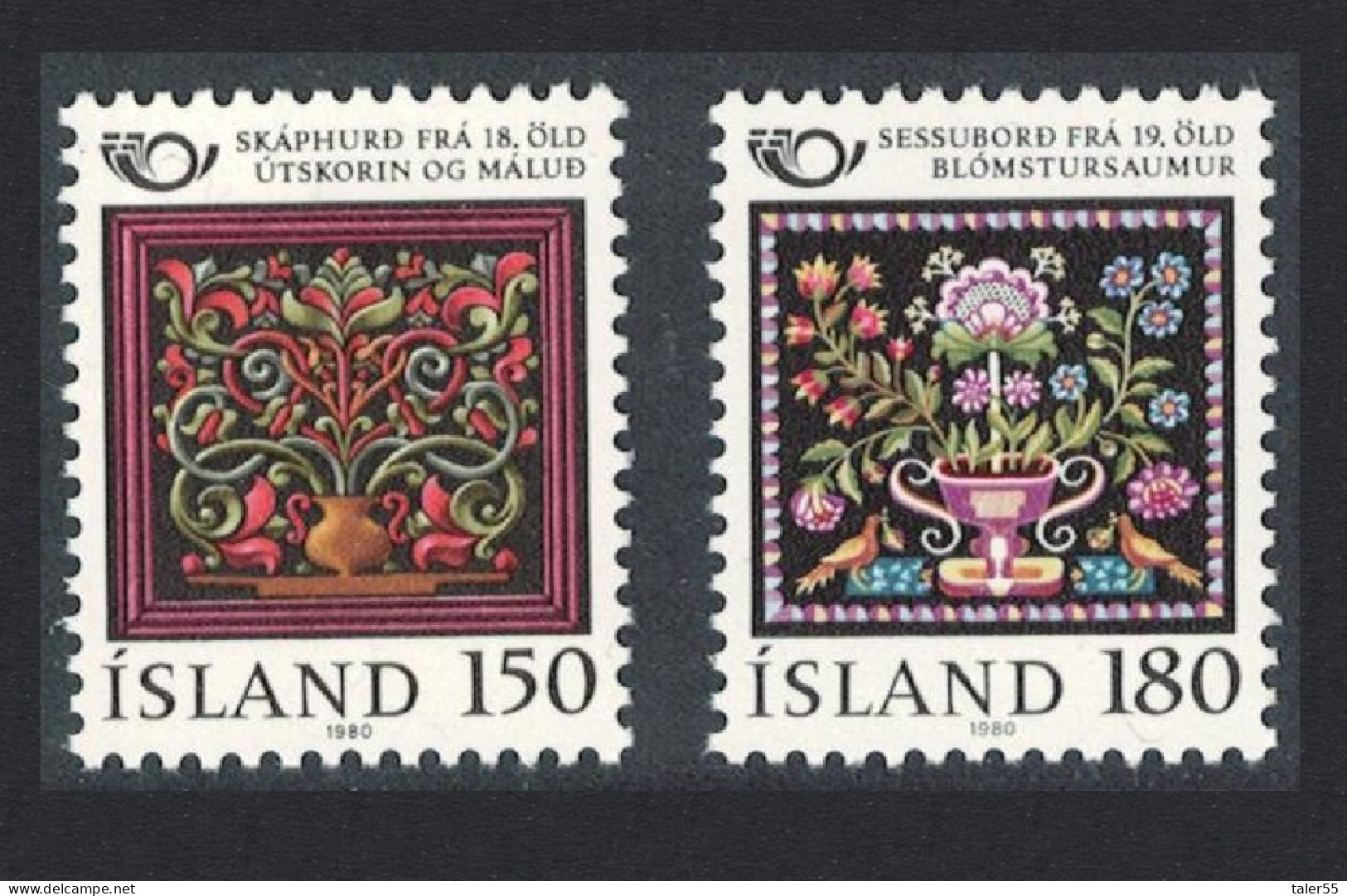 Iceland Nordic Countries' Postal Co-operation 2v 1980 MNH SG#590-591 - Neufs