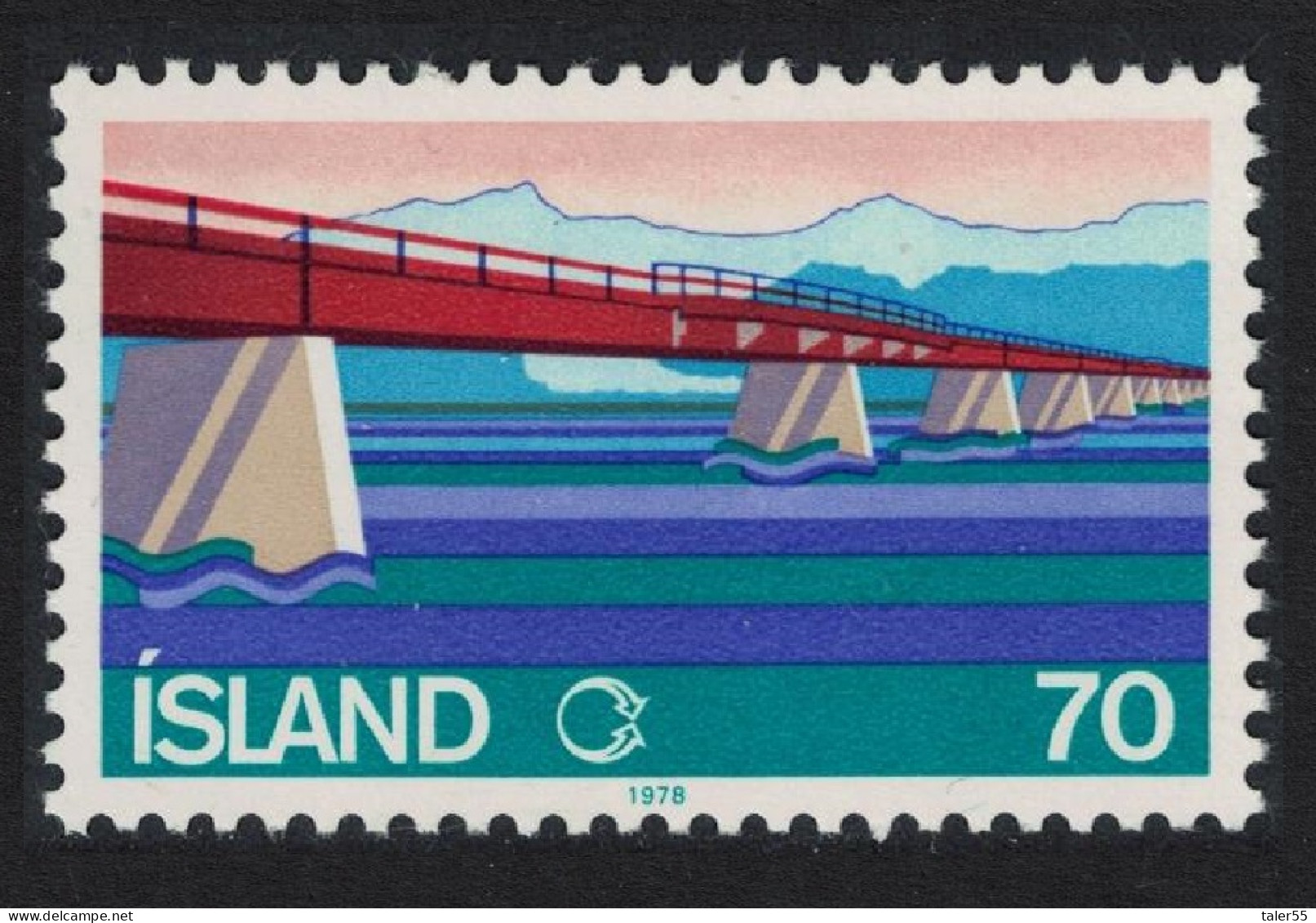 Iceland Skeidara Bridge 1978 MNH SG#565 - Ungebraucht