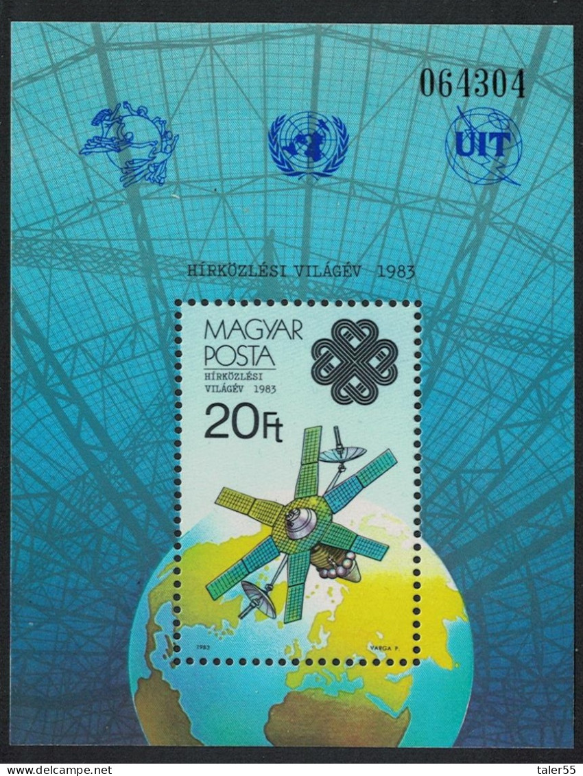 Hungary World Communications Year MS 1983 MNH SG#MS3525 - Ungebraucht