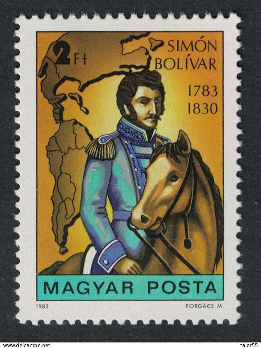 Hungary Birth Simon Bolivar 1983 MNH SG#3504 - Unused Stamps