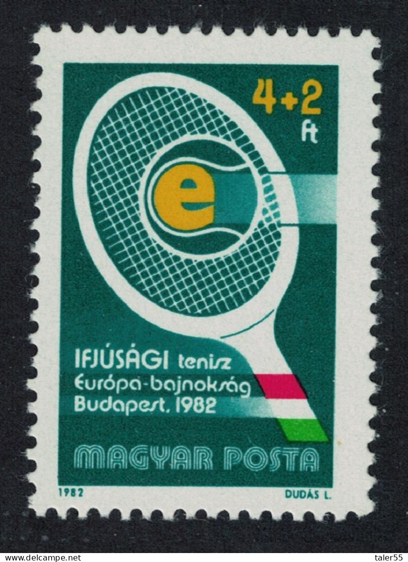 Hungary Youth Stamp European Junior Tennis Cup 1982 MNH SG#3422 - Ungebraucht