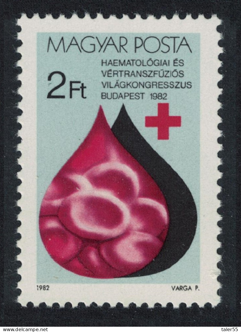 Hungary World Haematology Congress Budapest 1982 MNH SG#3452 - Ungebraucht