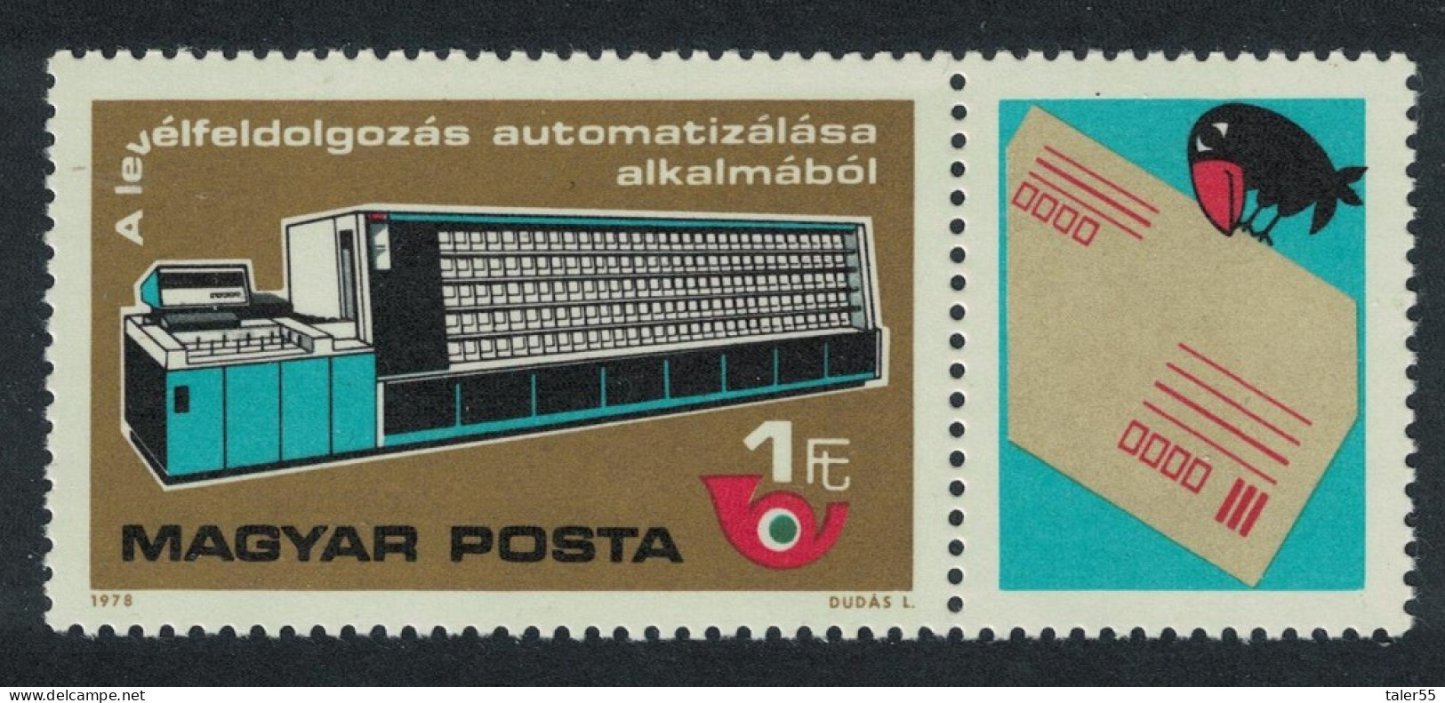 Hungary Automation Of Letter Sorting 1978 MNH SG#3204 - Ungebraucht