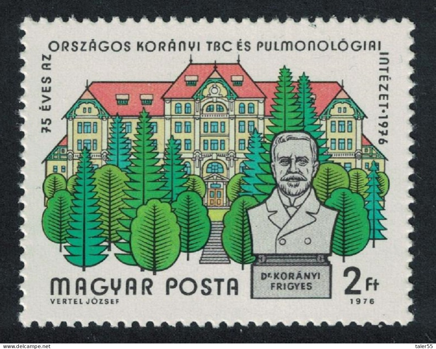 Hungary 75th Anniversary Of Koranyi TB Dispensary 1976 MNH SG#3060 - Ungebraucht